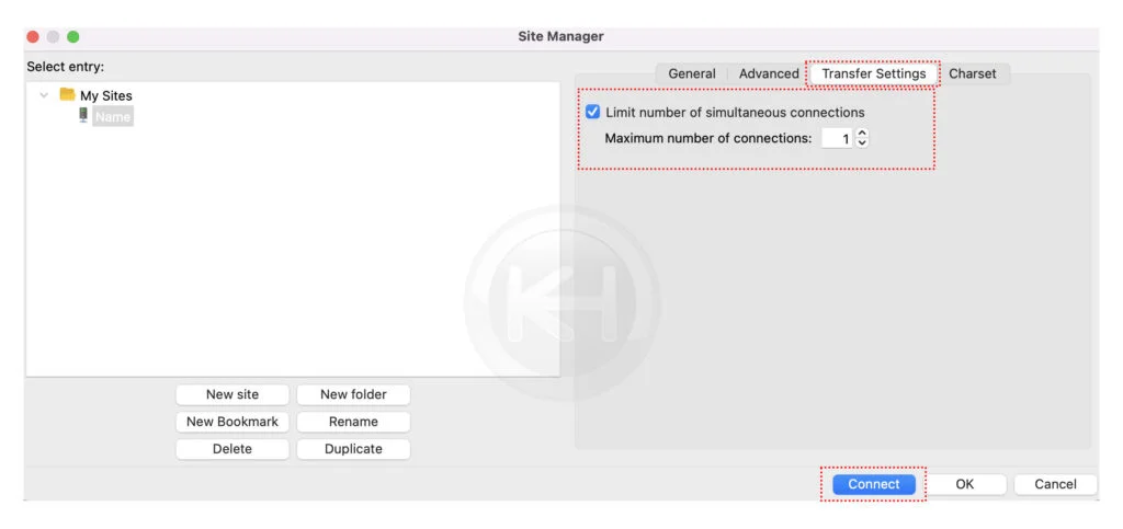 increase-rate-limit-ftp-filezilla