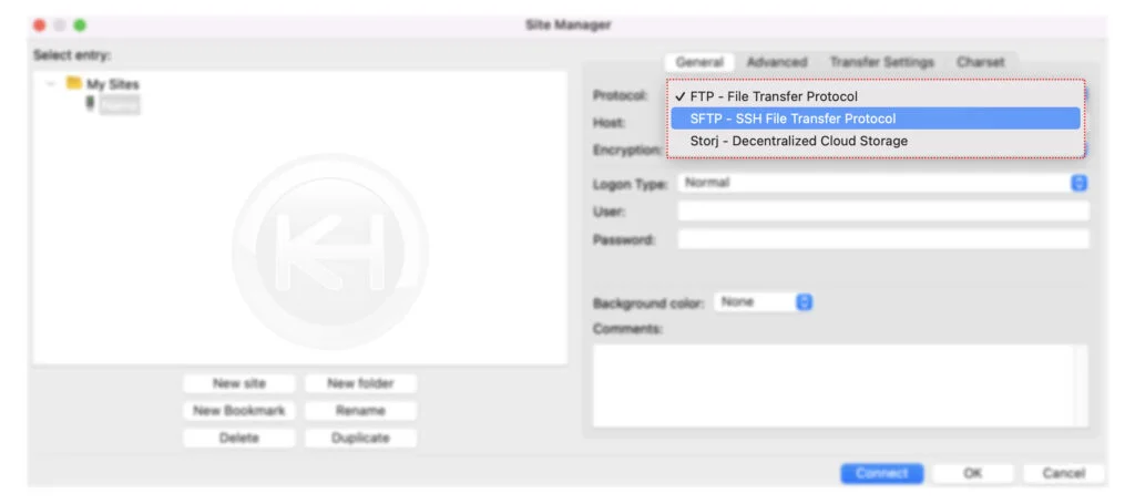select-sftp-from-protocol